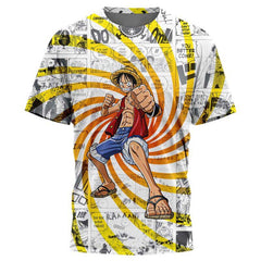 One Piece Blazing Force Luffy T-Shirt