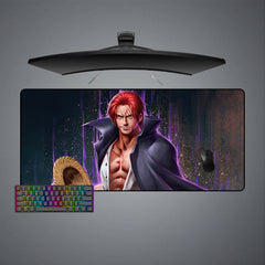 One Piece Shanks Design M-XXL Size Gaming Mouse Pad, Computer Desk Mat