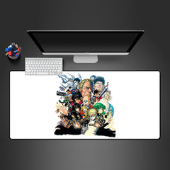 One Punch Man Characters Design M-XXL Size Gaming Mouse Pad, Computer Desk Mat