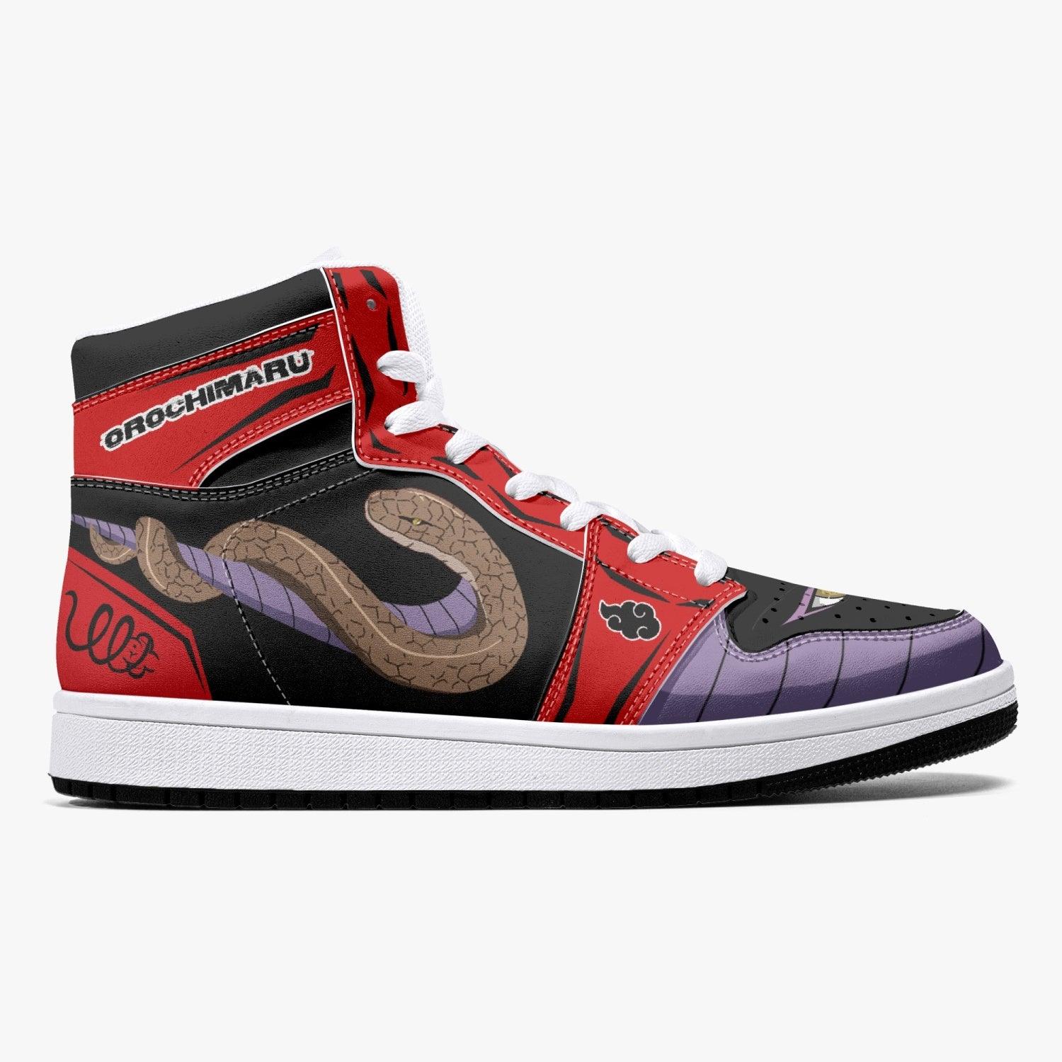 Orochimaru Red Cloud Ninja Mid 1 Basketball Shoes