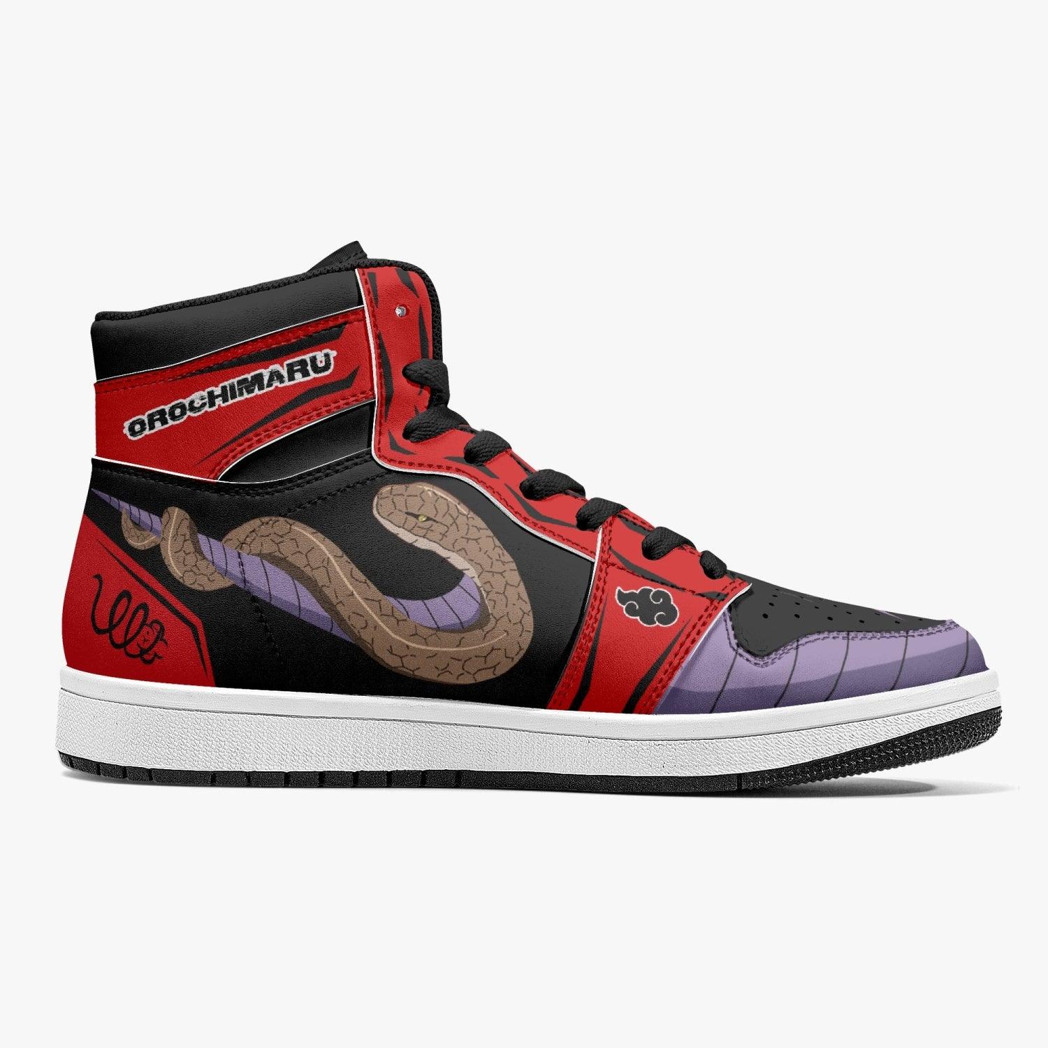 Orochimaru Red Cloud Ninja Mid 1 Basketball Shoes