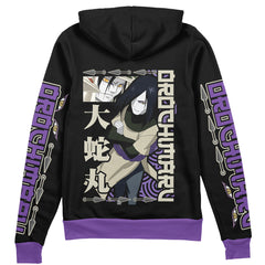 Orochimaru Shippuden Streetwear Zip Hoodie Jacket