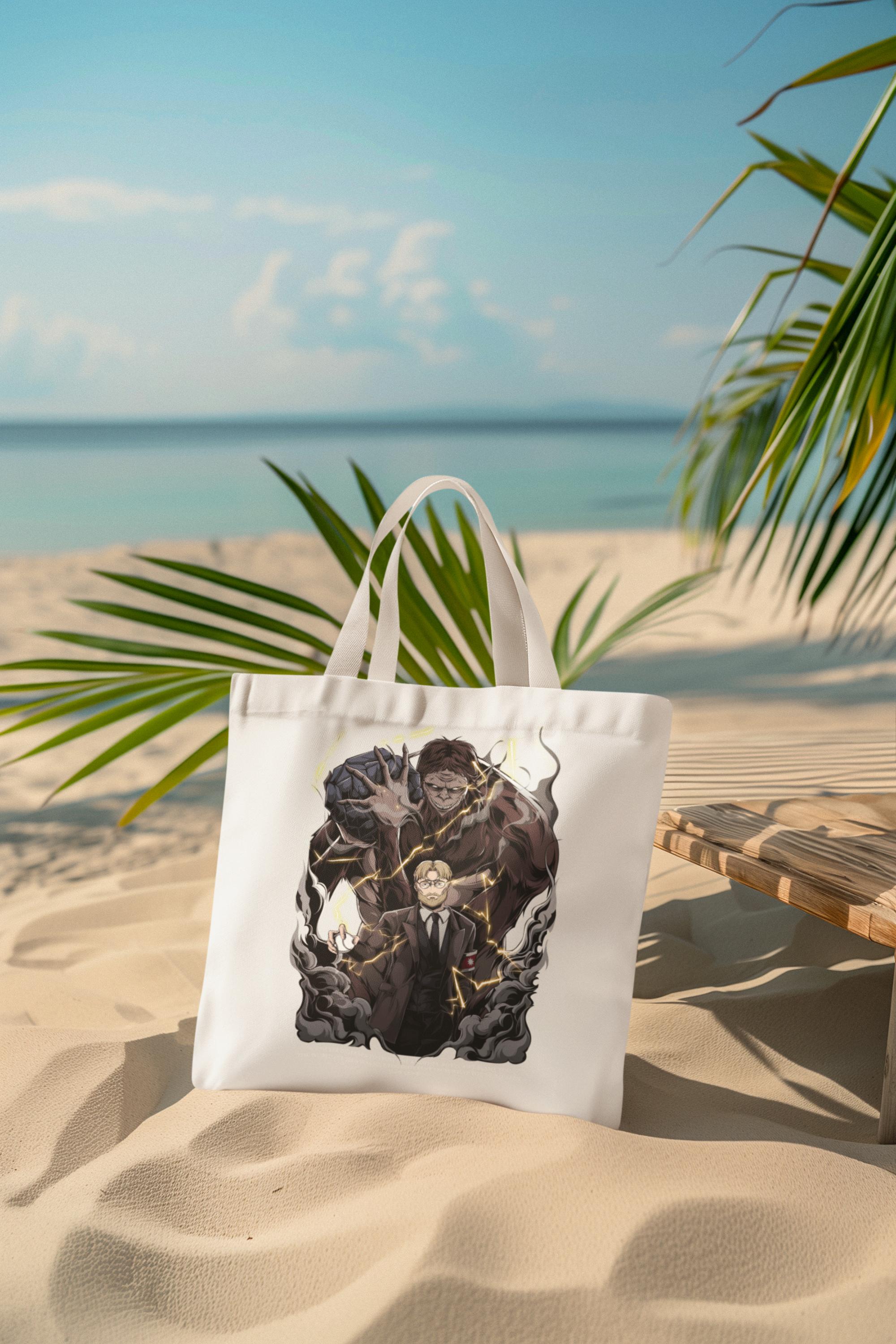 Nysekai "Zeke X Beast Titan - AOT" Tote Bag