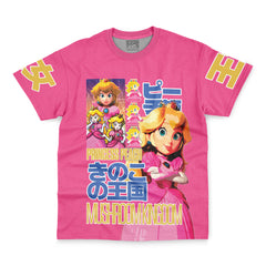 Peach Mario Bros Streetwear T-Shirt