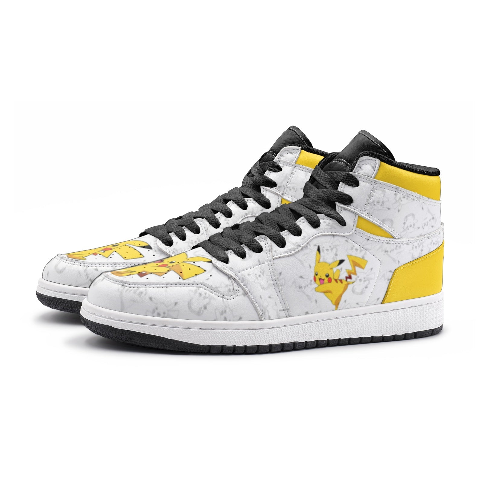 Pikachu V2 Pokemon Mid 1 Basketball Shoes