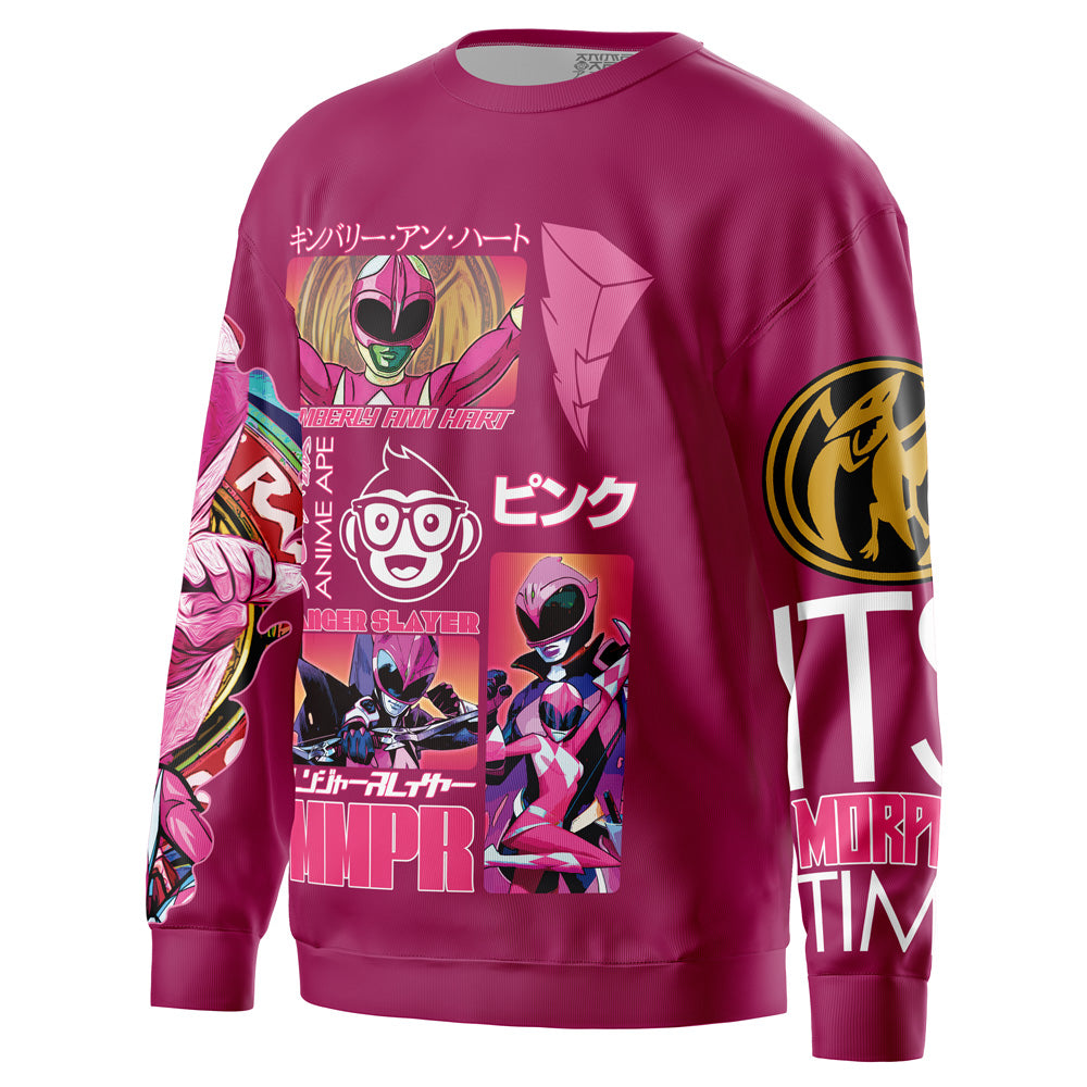 Pink Ranger Mighty Morphin Power Rangers Streetwear Sweatshirt