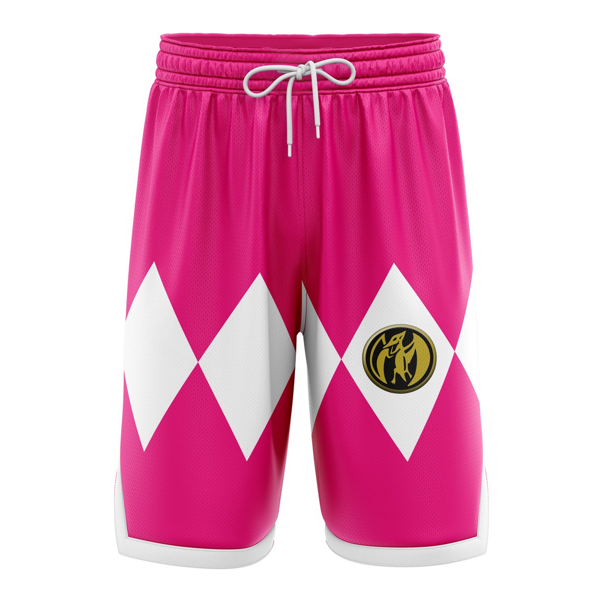 Pink Ranger Mighty Morphin Power Rangers Basketball Shorts