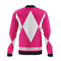 Pink Ranger Mighty Morphin Power Rangers Casual Bomber Jacket