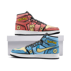 Plusle and Minun Pokemon V2 Mid 1" Basketball Shoes