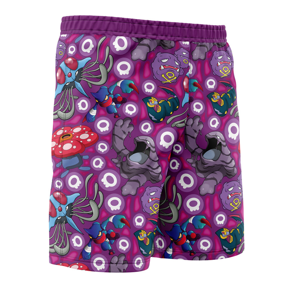 Poison Type Pokemon Pokemon Board Shorts Swim Trunks