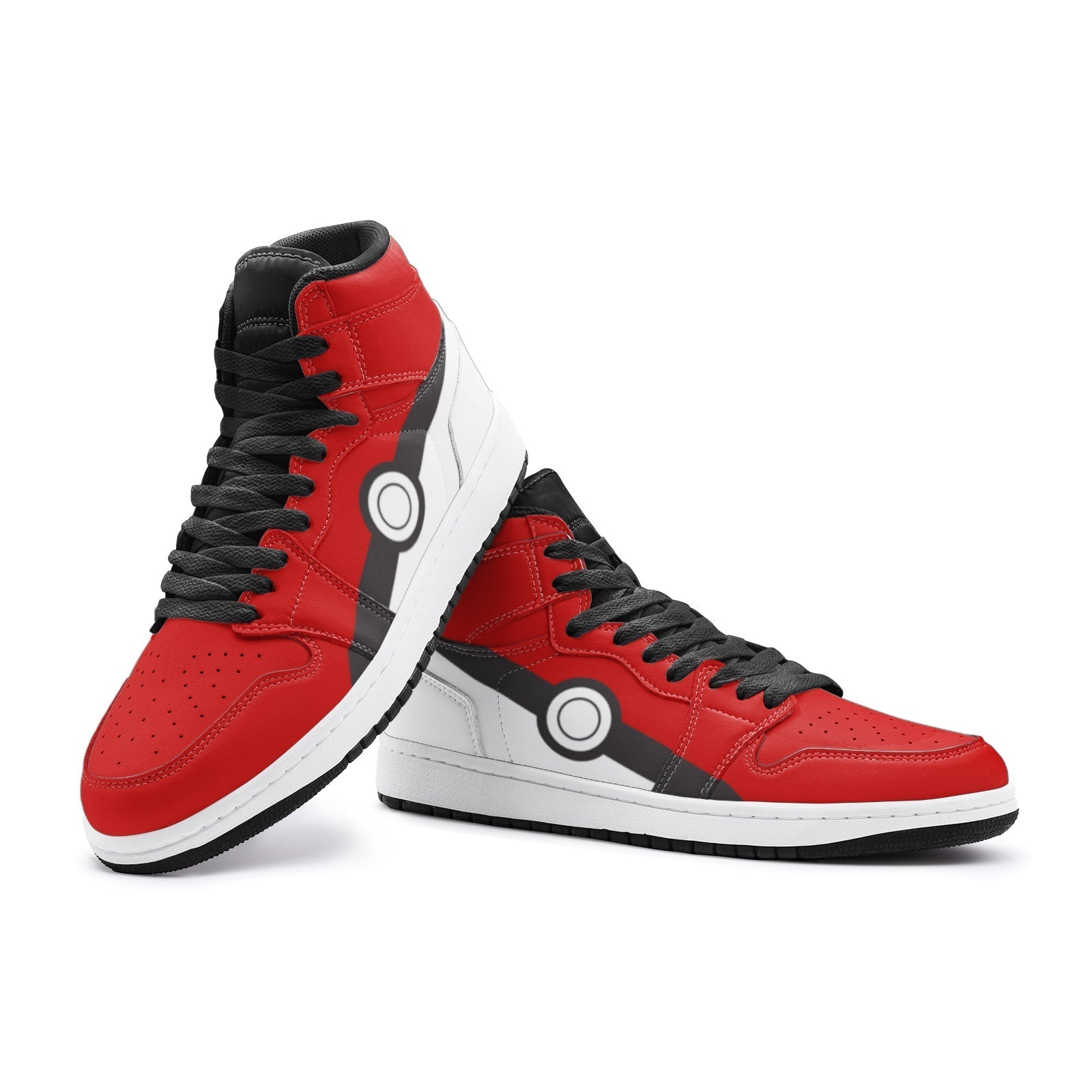 Pokeball Pokemon Mid 1 Basketball Shoes