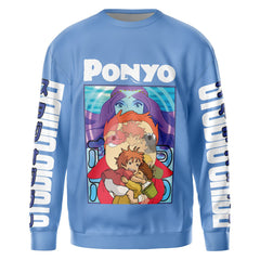 Ponyo Studio Ghibli" Streetwear Sweatshirt