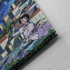 Porco Rosso Starry Night Studio Ghibli Canvas Print Wall Art - Nysekai