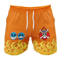 Portgas D. Ace One Piece Gym Shorts