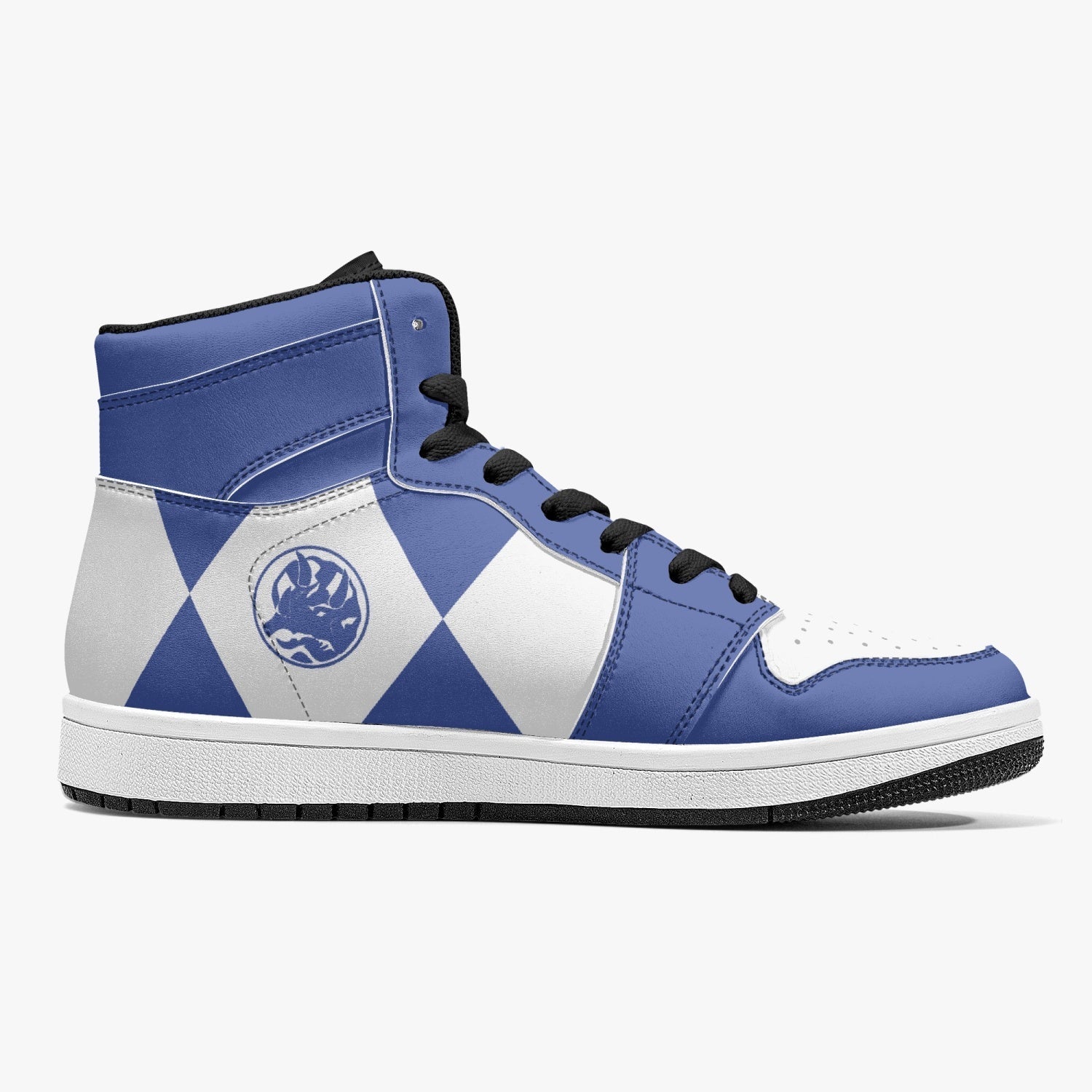 Power Rangers Blue Mid 1 Basketball Shoes