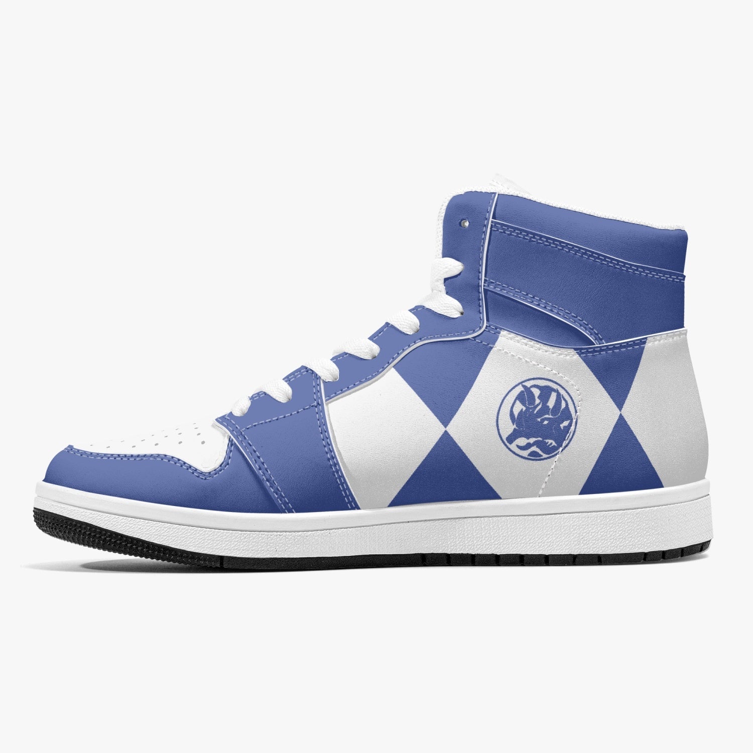 Power Rangers Blue Mid 1 Basketball Shoes