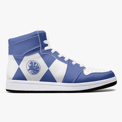 Power Rangers Blue Mid 1 Basketball Shoes