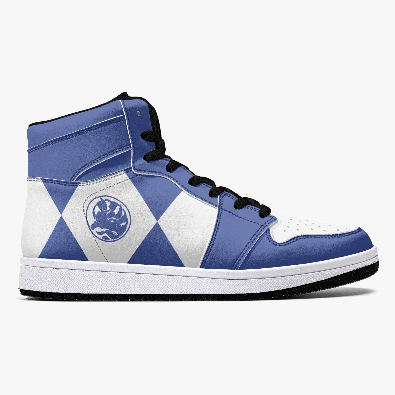Power Rangers Blue Mid 1 Basketball Shoes