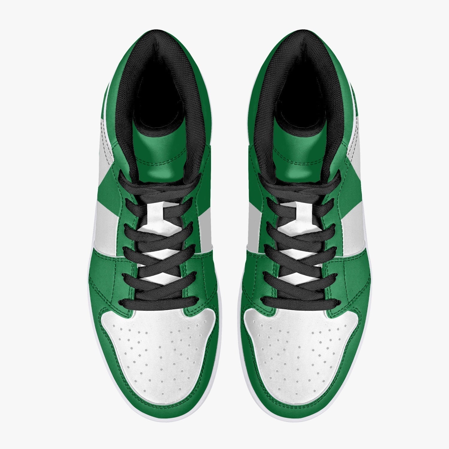 Power Rangers Green Mid 1 Basketball Shoes