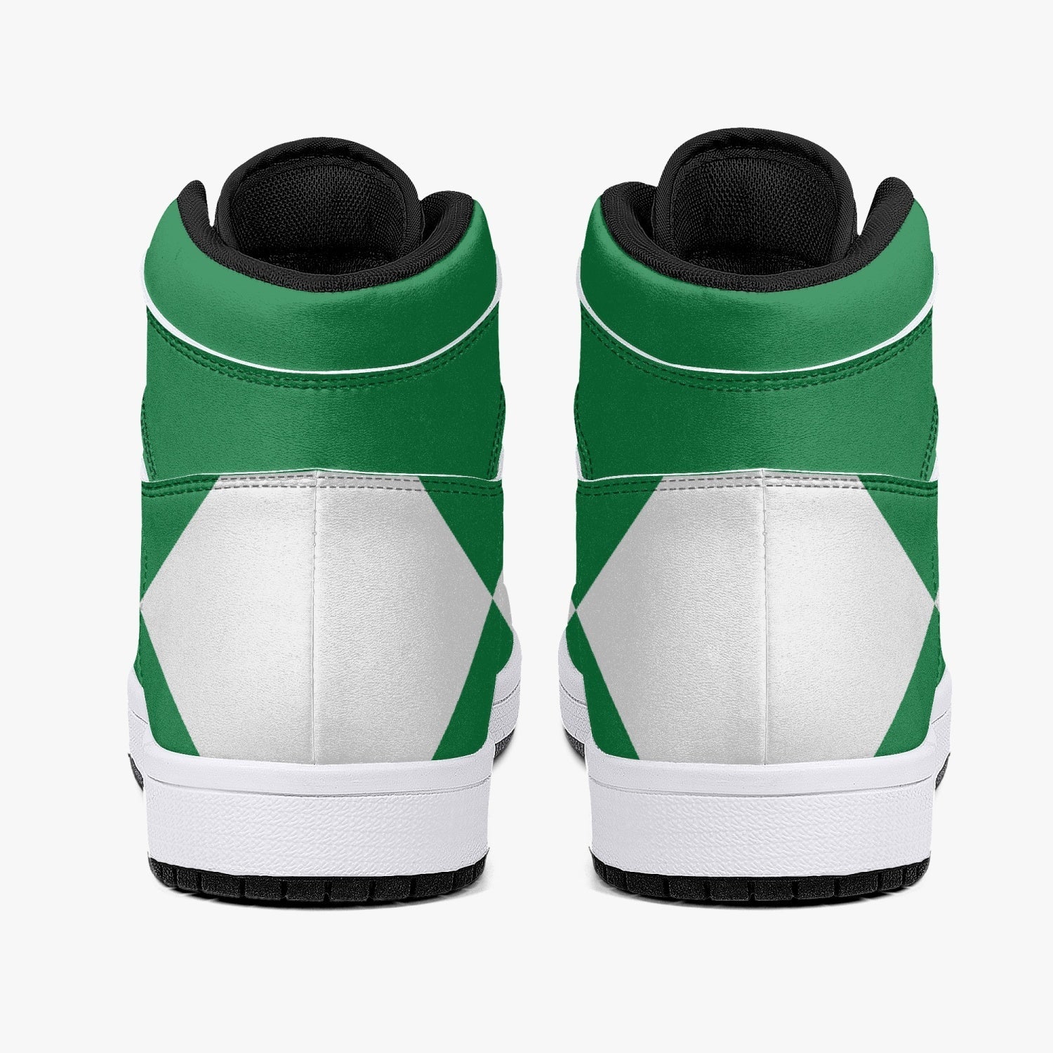 Power Rangers Green Mid 1 Basketball Shoes for Kids