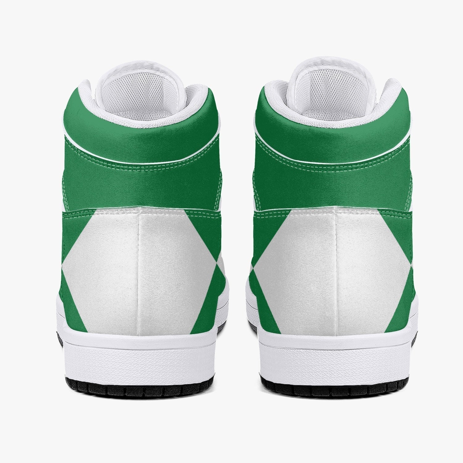 Power Rangers Green Mid 1 Basketball Shoes for Kids