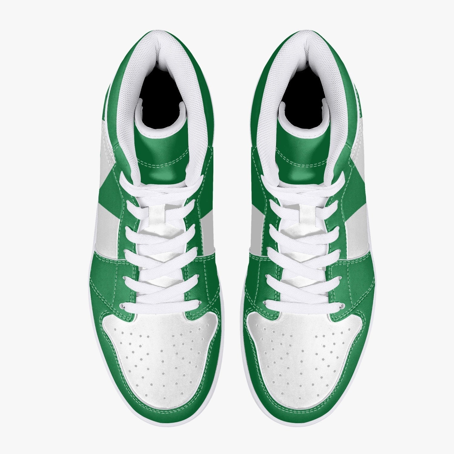 Power Rangers Green Mid 1 Basketball Shoes