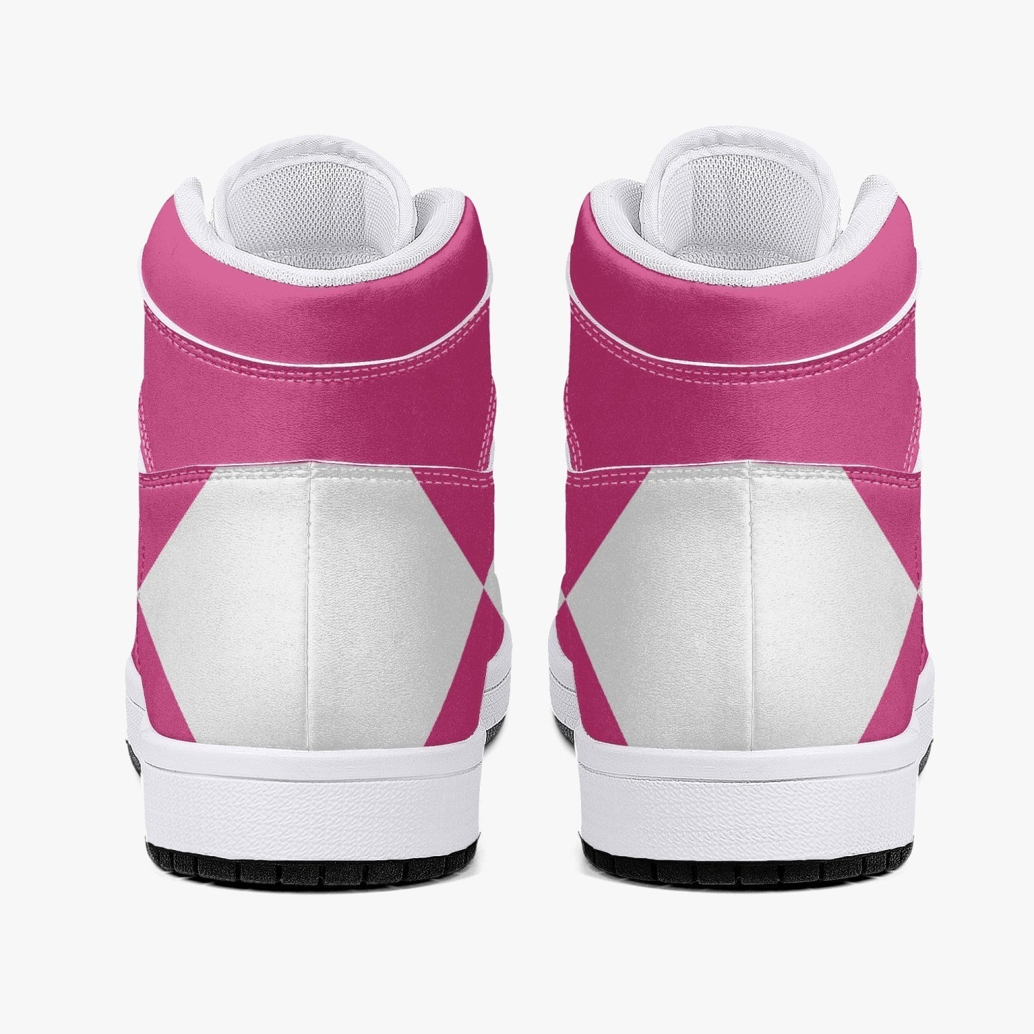 Power Rangers Pink Mid 1 Basketball Shoes