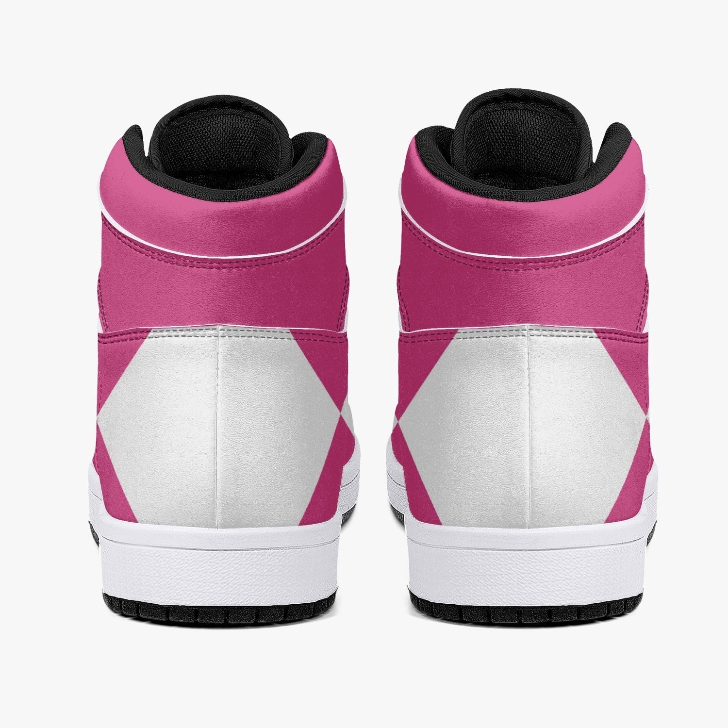 Power Rangers Pink Mid 1 Basketball Shoes