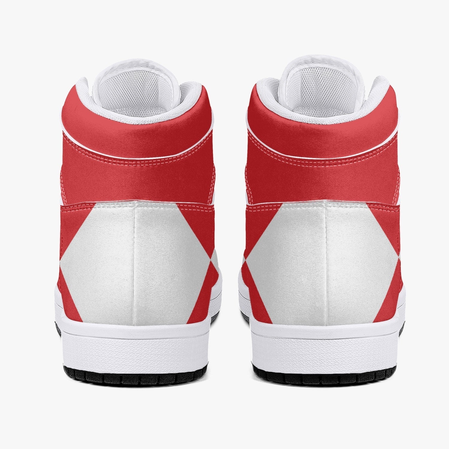 Power Rangers Red Mid 1 Basketball Shoes for Kids