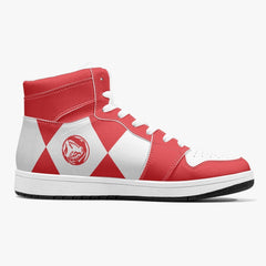 Power Rangers Red Mid 1 Basketball Shoes