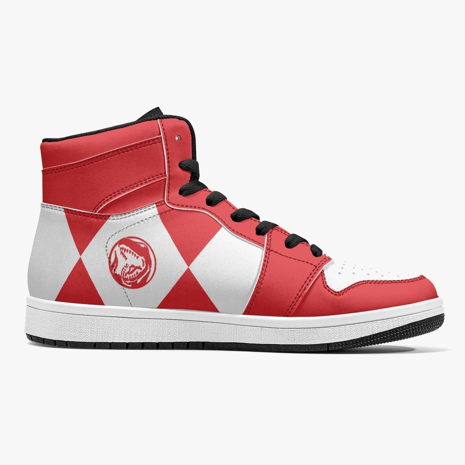 Power Rangers Red Mid 1 Basketball Shoes