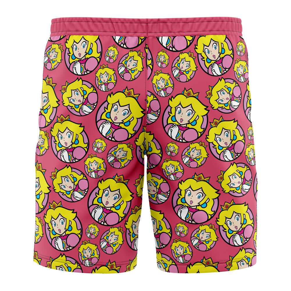 Princess Peach Super Mario Board Shorts Swim Trunks