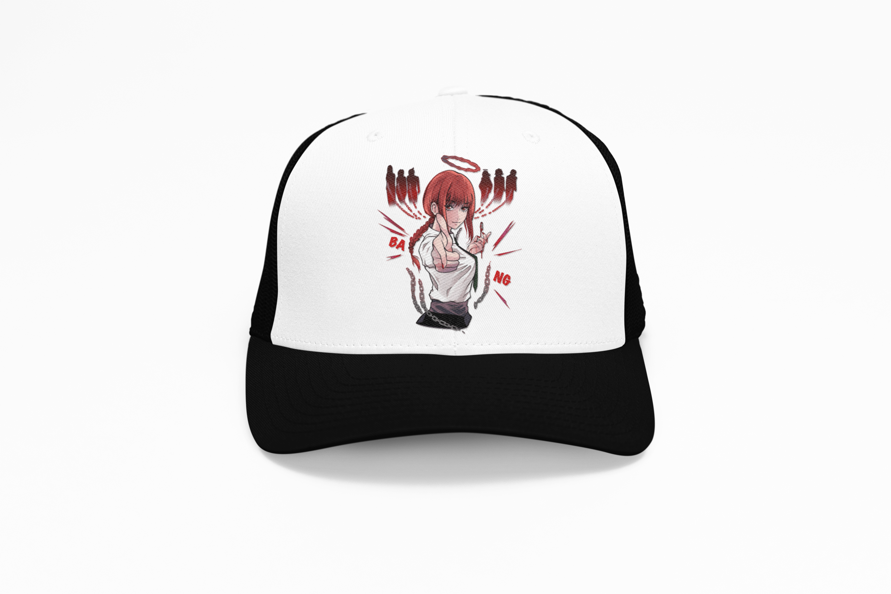 Nysekai "Makima X bang - Chainsaw Man" Trucker Hat