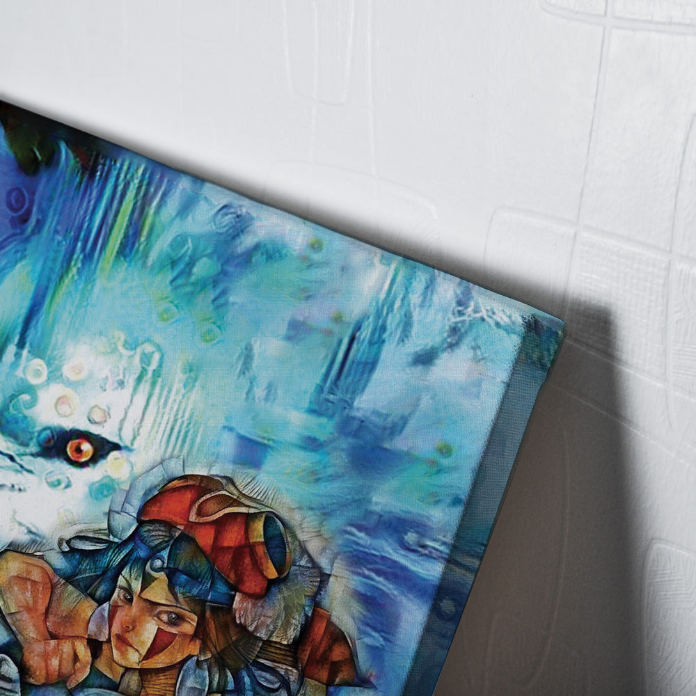 Raging Princess Mononoke Studio Ghibli Canvas Print Wall Art - Nysekai