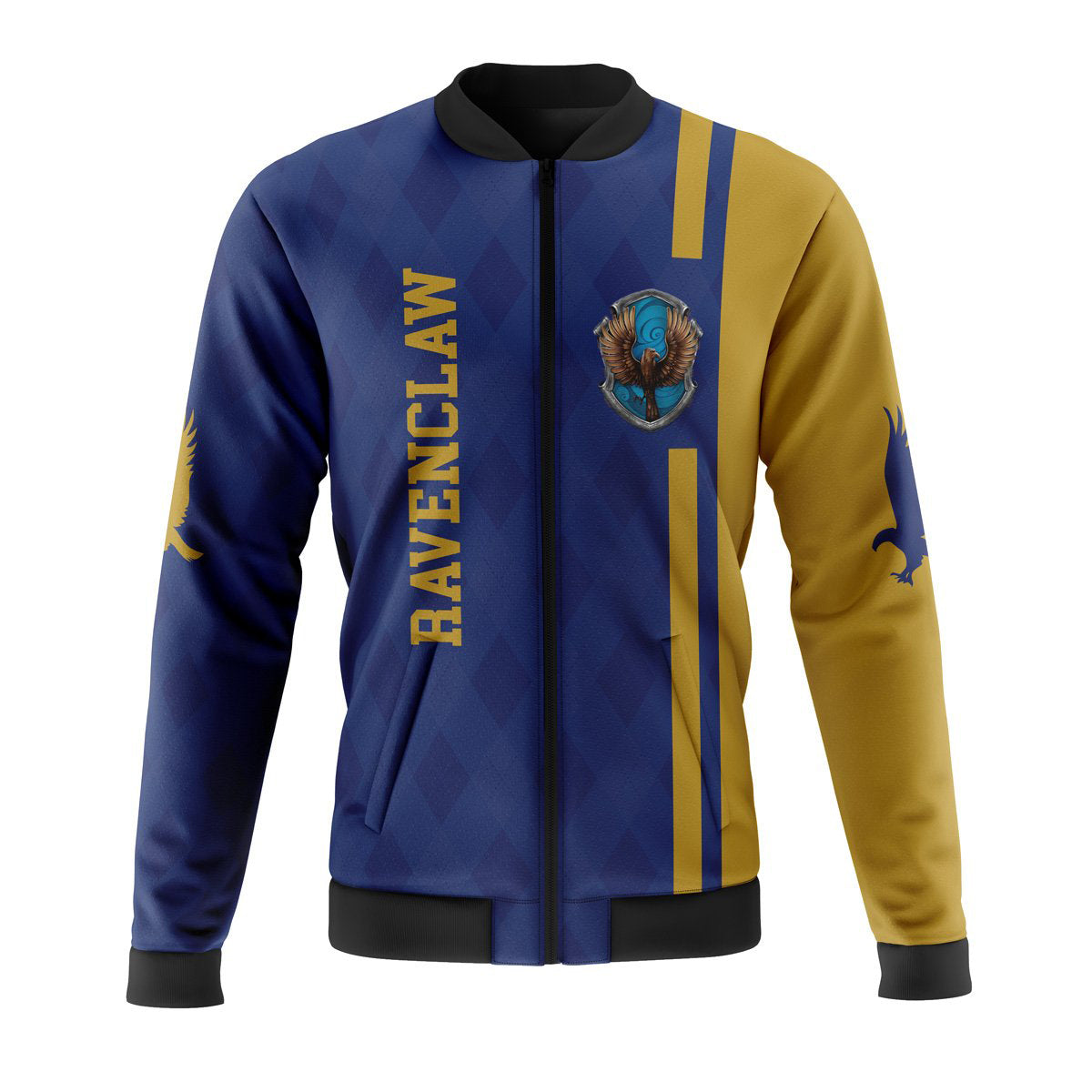 Ravenclaw Harry Potter" Casual Bomber Jacket