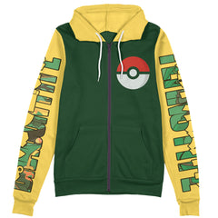 Rayquaza Pokemon Streetwear Zip Hoodie Jacket