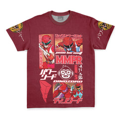 Red Ranger Mighty Morphin Power Rangers Streetwear T-Shirt