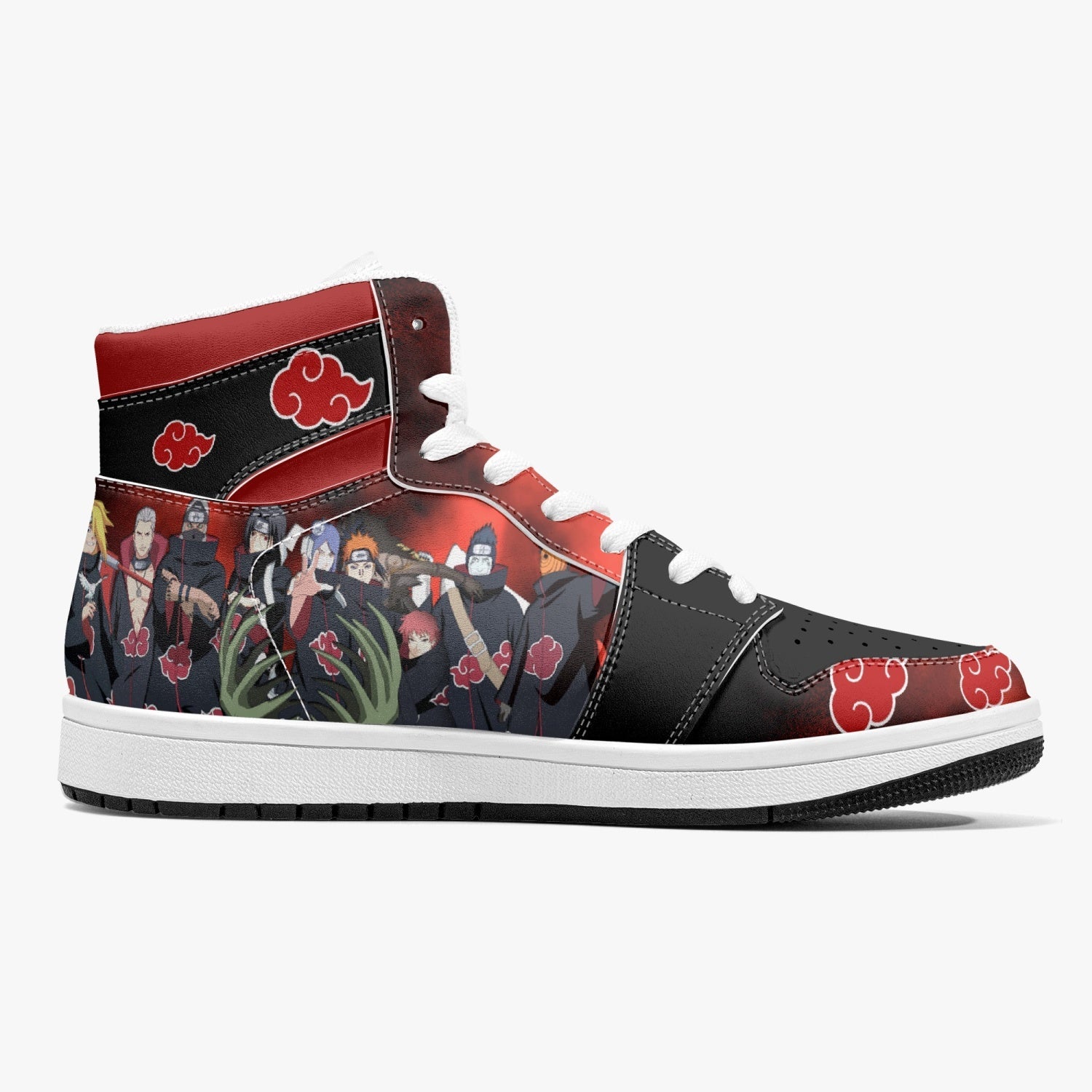 Red Cloud Members Ninja Mid 1 Basketball Shoes