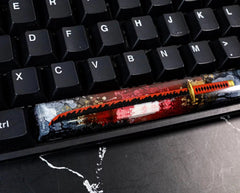 Red Katana Spacebar Keycap - Hirosart