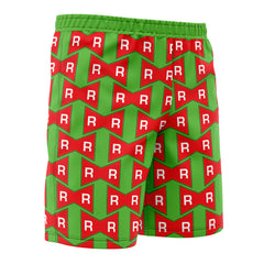 Red Ribbon Army Dragon Ball Board Shorts Swim Trunks