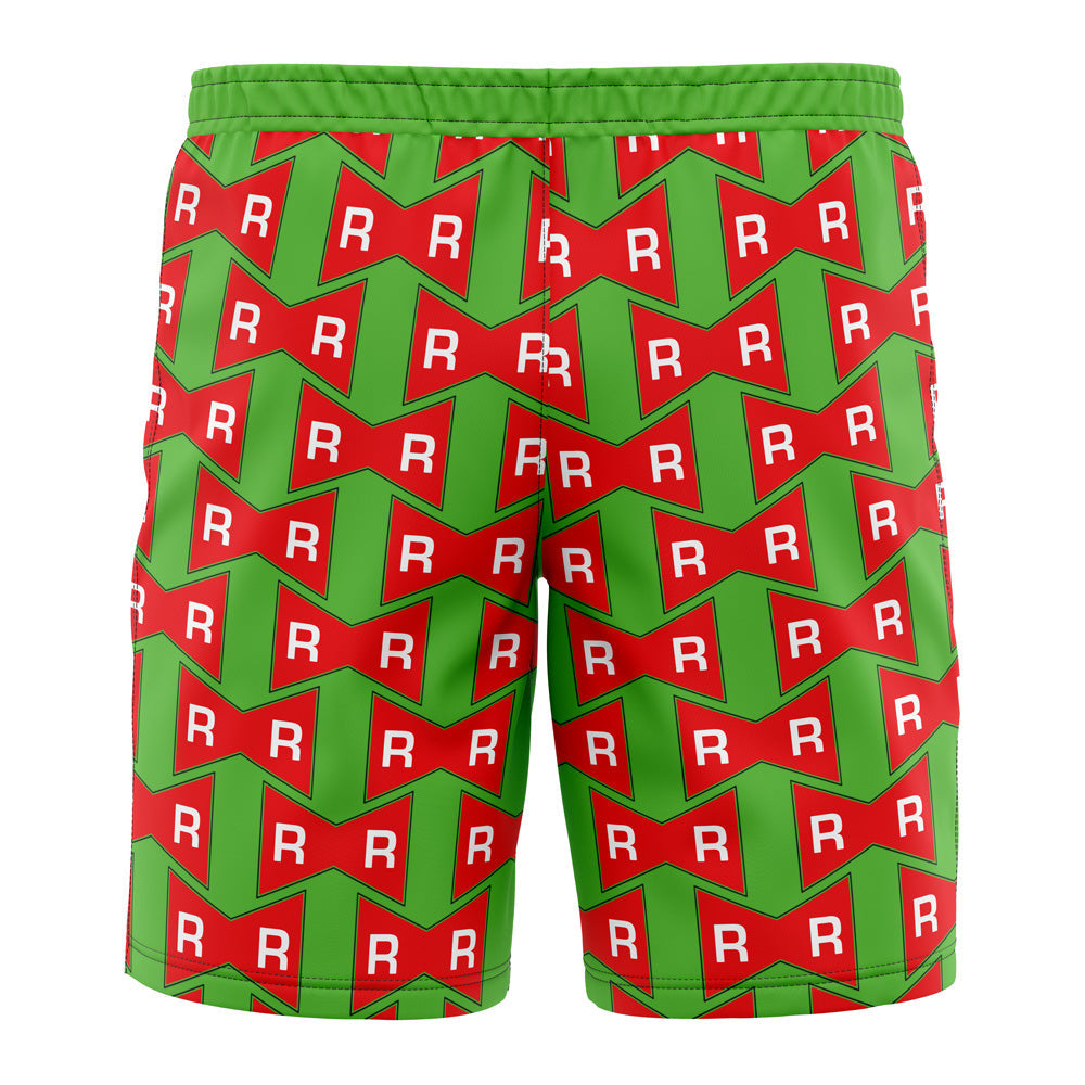 Red Ribbon Army Dragon Ball Board Shorts Swim Trunks