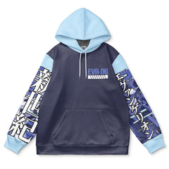 Rei Ayanami x Eva 00 Eva Streetwear Hoodie