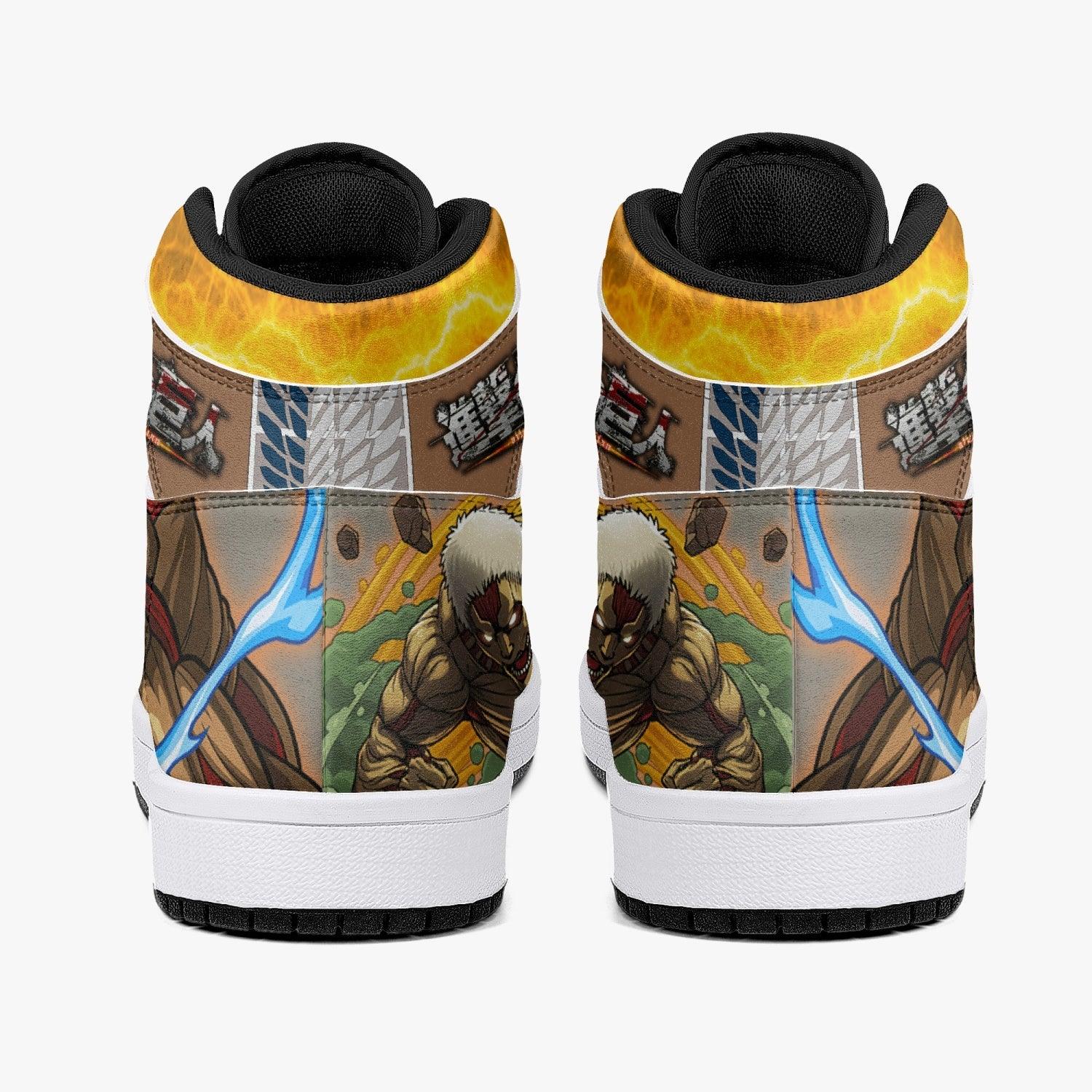 Reiner Braun Armored Titan Attack on Titan Mid 1 Basketball Shoes