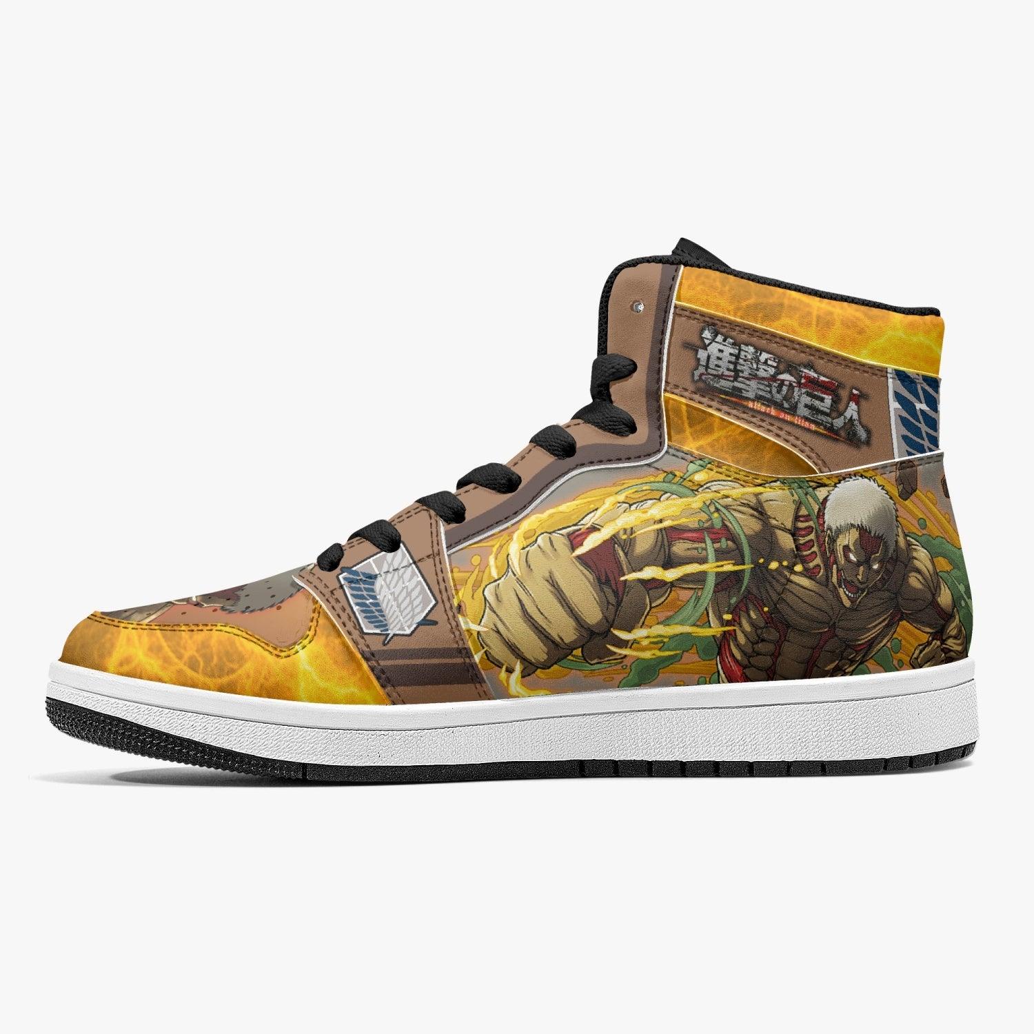 Reiner Braun Armored Titan Shingeki no Kyojin Mid 1 Basketball Shoes