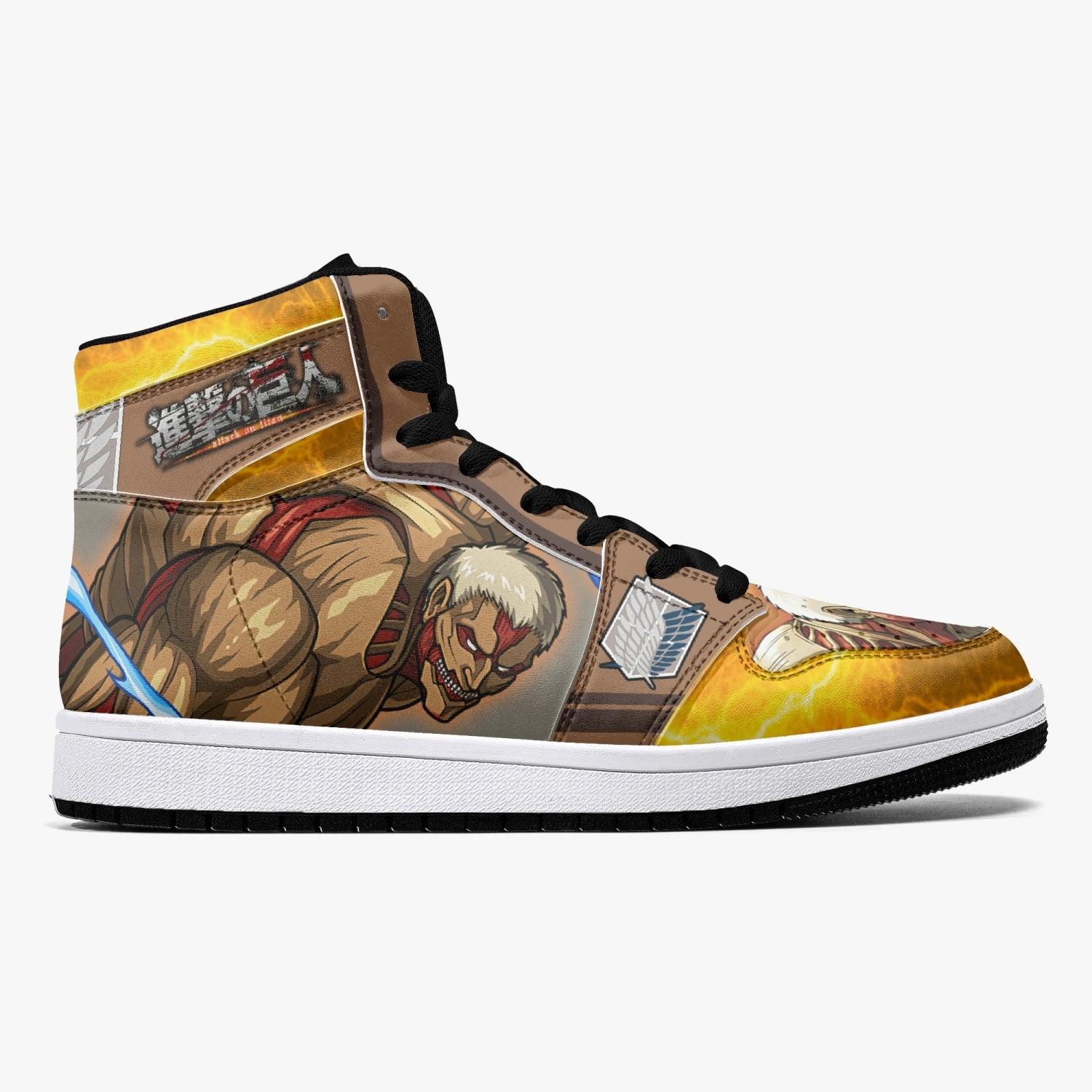 Reiner Braun Armored Titan Shingeki no Kyojin Mid 1 Basketball Shoes