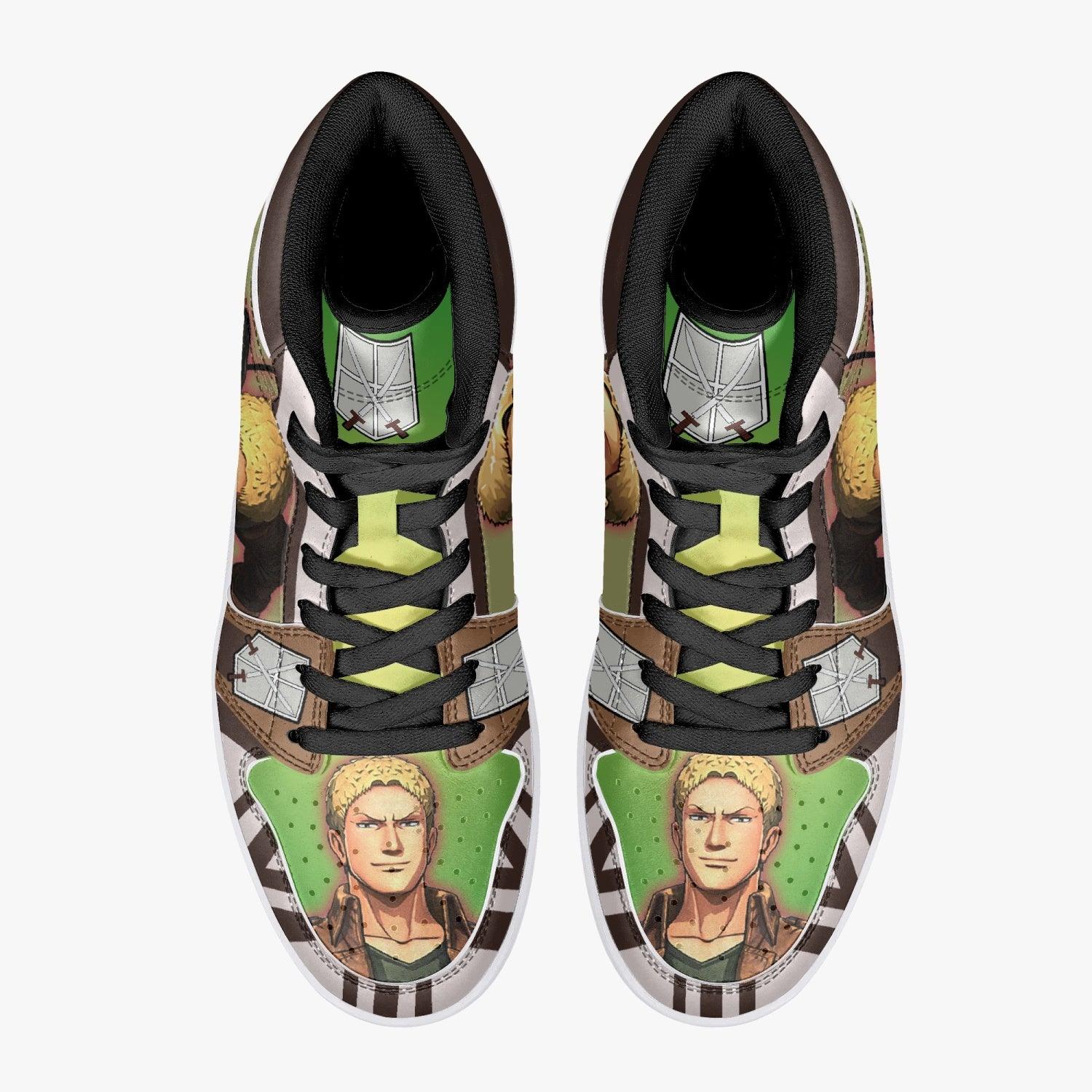 Reiner Braun Shingeki no Kyojin Mid 1 Basketball Shoes