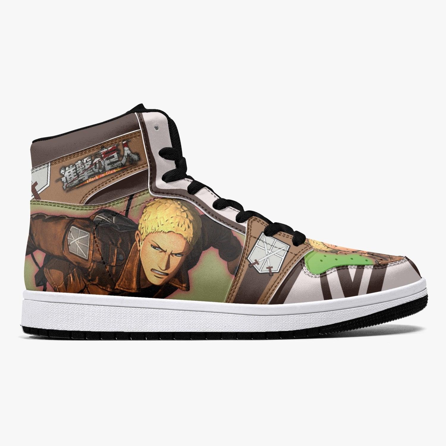 Reiner Braun Shingeki no Kyojin Mid 1 Basketball Shoes