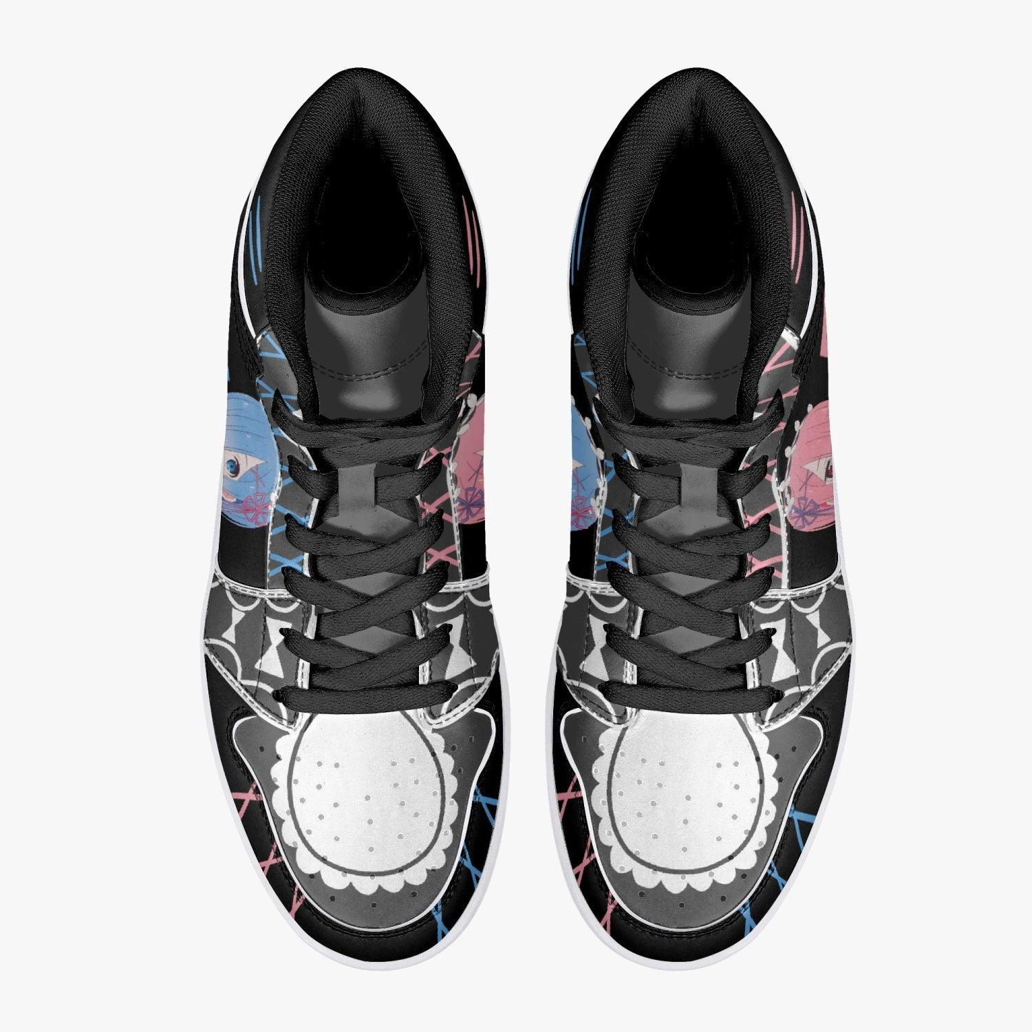 Rem and Ram ReZero Mid 1 Basketball Shoes for Kids