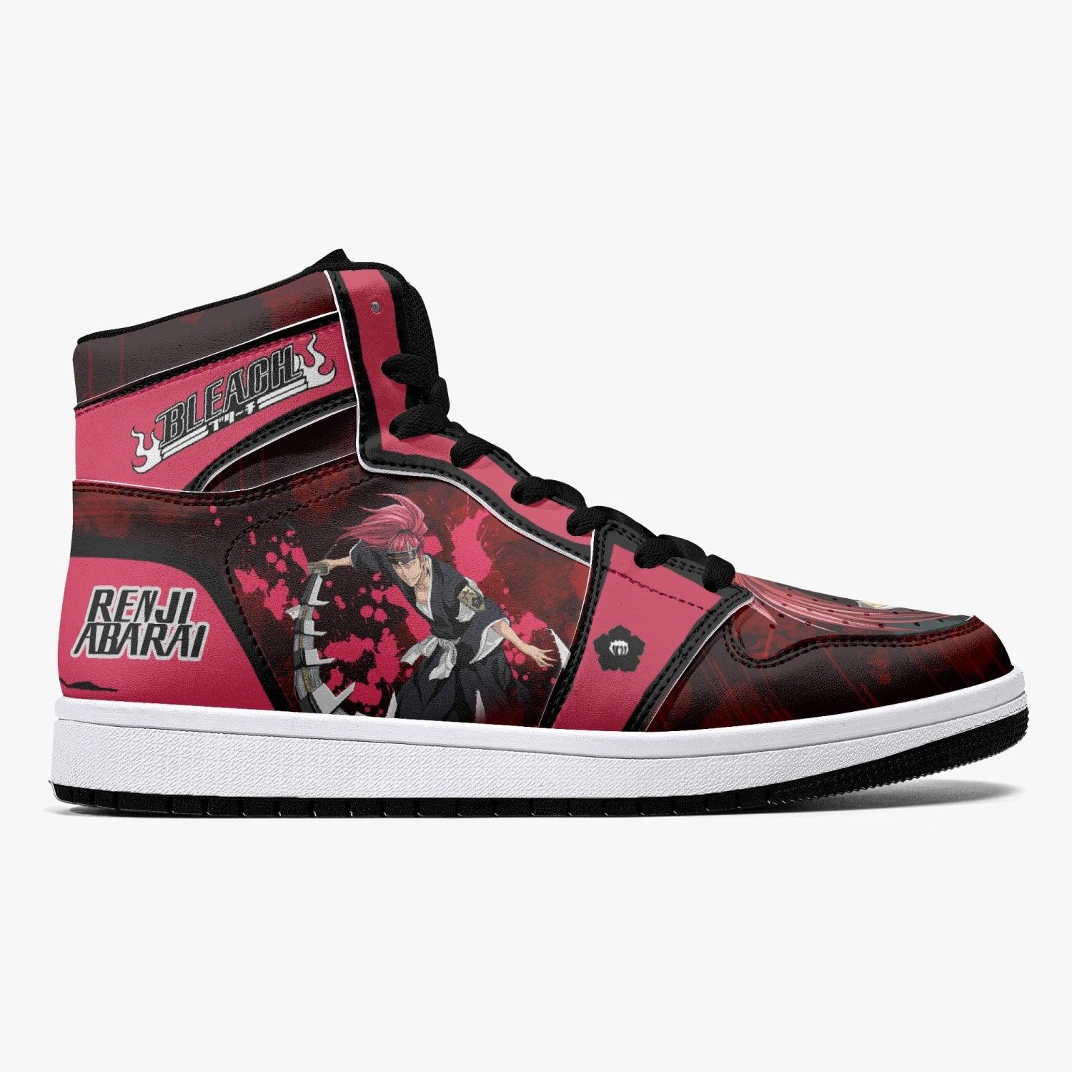 Renji Abarai Bleach Mid 1 Basketball Shoes for Kids