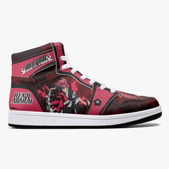 Renji Abarai Bleach Mid 1 Basketball Shoes for Kids